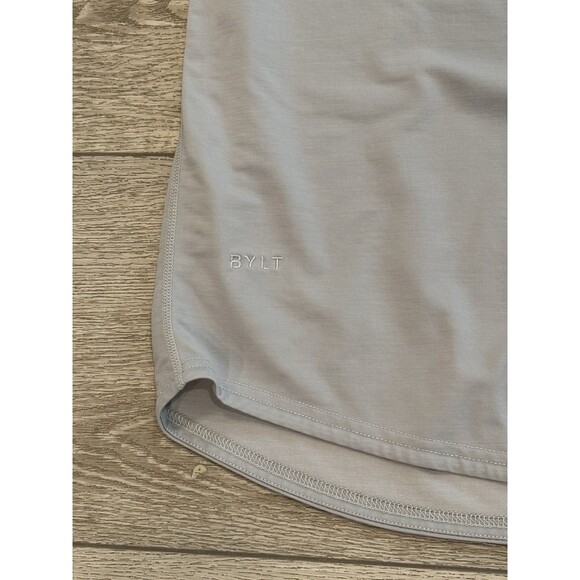 BYLT Premium Basics T- Shirt Short Sleeve V-Neck Mens Medium Gray Athletic - Picture 2 of 7